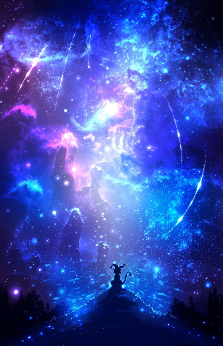 Hình nền galaxy anime đẹp nhất cho điện thoại