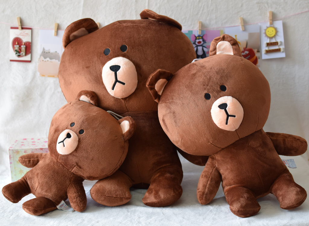 Gia đình gấu bông brown cực làm quà tặng đẹp nhất
