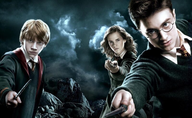 Harry potter cùng cây đúa thần