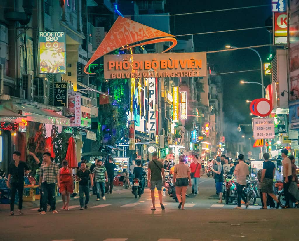 Ảnh thành phố đêm tại Việt Nam