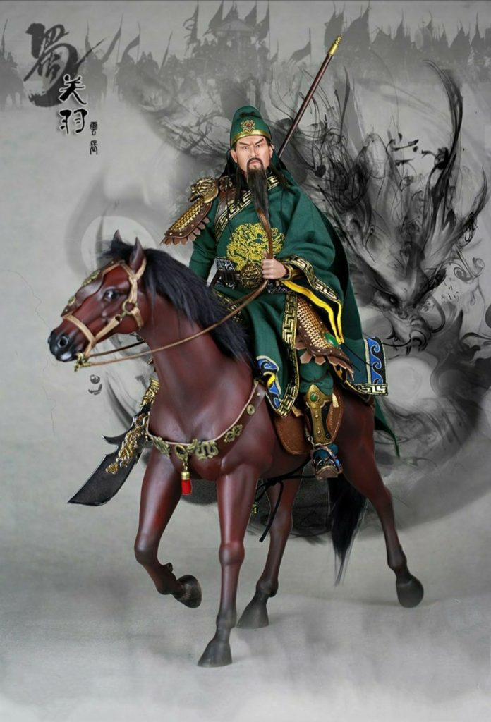 Bức tranh cưỡi ngựa của Quan Vũ