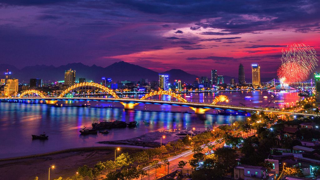 Thành phố Đà Nẵng về tối