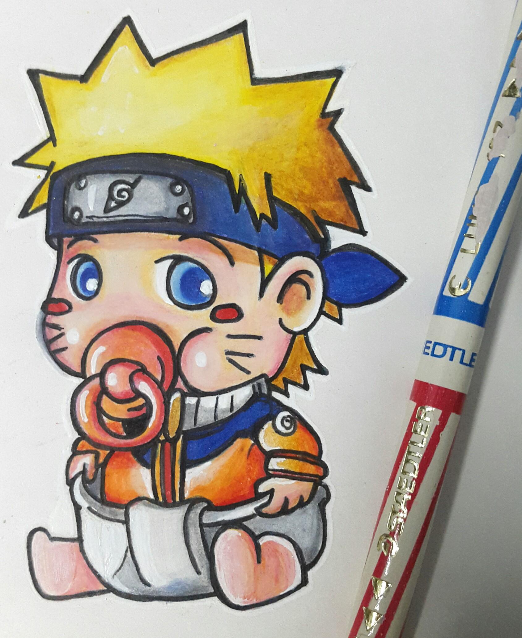 Naruto chibi em bé