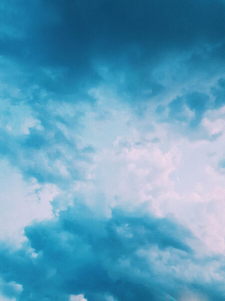 Sự kết hợp giữa mây xanh và bầu trời