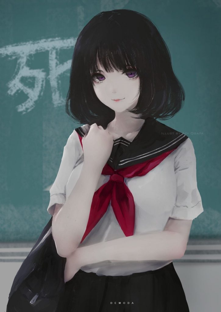 Nữ sinh anime xinh xắn cool ngầu