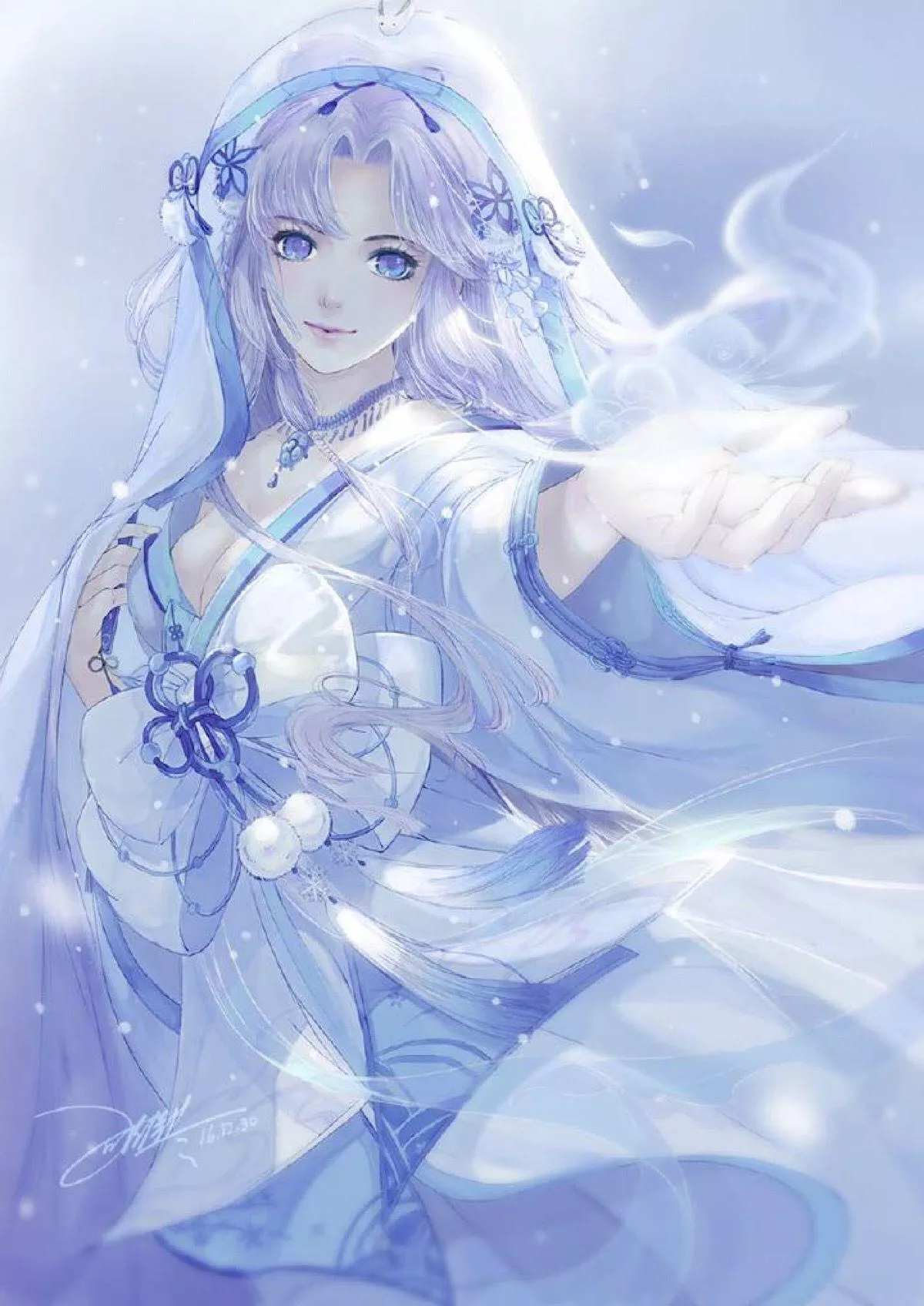 Hình công chúa anime trắng như tuyết