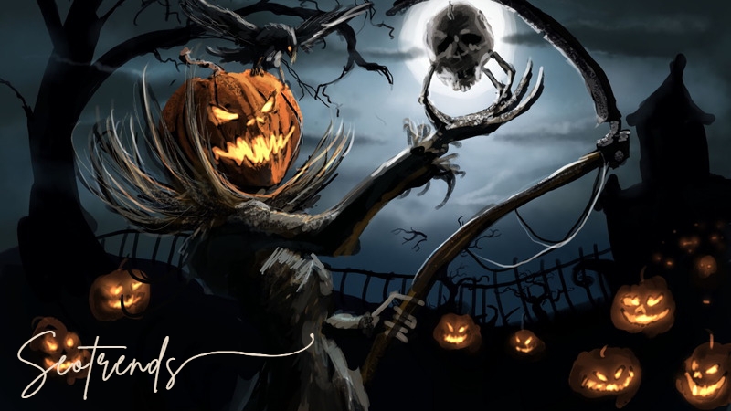 Hình Nền Halloween Rùng Rợn Với Bí Ngô Dơi Và Nhện Mô Hình Liền Mạch Vectơ  Hình minh họa Sẵn có - Tải xuống Hình ảnh Ngay bây giờ - iStock