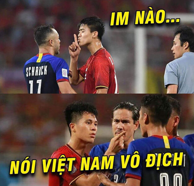 Cực hài hước khi Đội bóng Việt Nam cà khịa