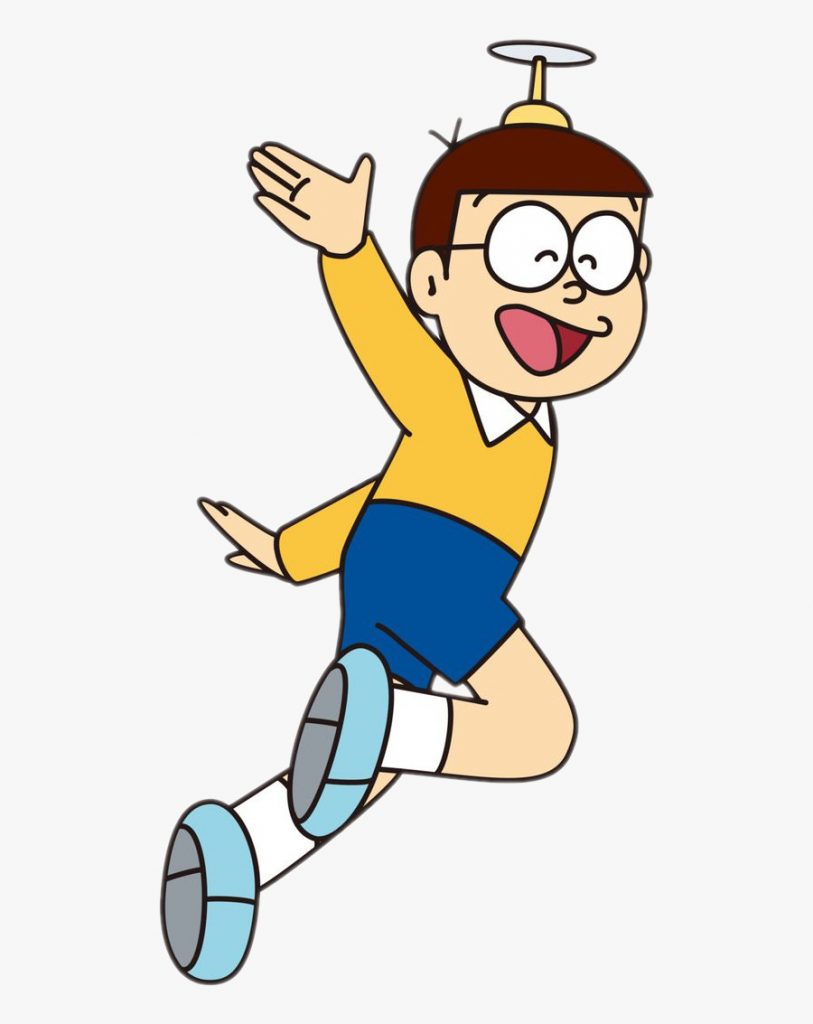 Tranh vẽ Nobita dễ thương